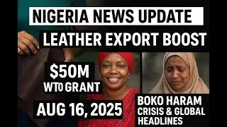 Nigeria News Update | Leather Export Boost, $50m WTO Grant, Boko Haram Crisis & Global Headlines