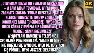„Otwieram swoje mieszkanie, a tam teściowa w fartuchu zagniata ciasto ‘Twoje rzeczy są na klatce