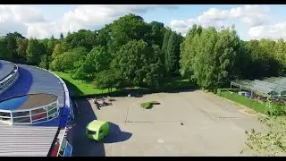 Van Hall Larenstein Velp drone-images and interior