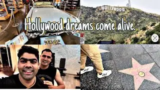 Visiting the Iconic Hollywood Sign! #hollywood #citywalk  #losangeles  #HollywoodVlog 
