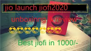 new JioFi JMR541 Wifi Hotspot Unboxing || jiofi 3 setup || jio Wifi Hotspot || jio Wifi Router 2020