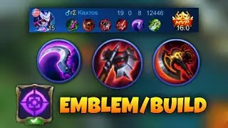 RYLLES HAYABUSA IS BACK! NEW BUILD AND EMBLEM | MOBILE LEGENDS