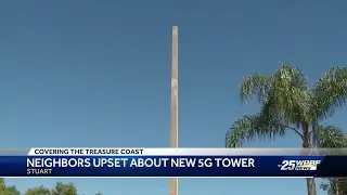Cell tower constructed in Stuart neighborhood catches neighbors by surprise