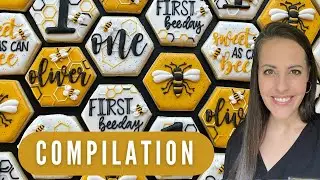 Sugar Cookie Decorating Ideas for Bee Themed Birthday Parties | COMPILATION