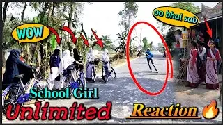 Amazing Reaction🔥 From School Girls And Public 😱 || Don't Miss The End 🔥#graminskaterpritam#reaction