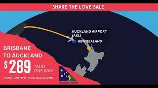 Share the Love Sale! Fly Brisbane to Auckland with Solomon Airlines