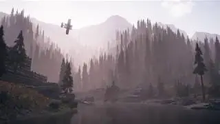 4 Hours | Wallpaper HD with Forest Wind Ambiance Sounds 1080 ASMR