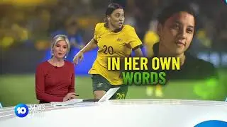 Sam Kerr : Sandra Sully Interview on 10 News First