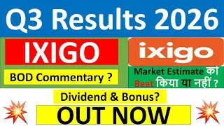 IXIGO q3 results 2026 | Le Travenues q3 results today | IXIGO Share News | IXIGO Share latest news