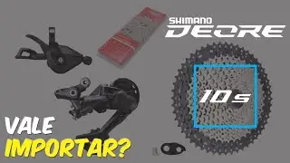 Análise do grupo shimano deore 10v do Aliexpress!