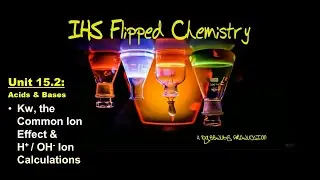 Unit 15.2: Acid Base - Kw, Equilibrium and H+ and OH- Ion Calculations