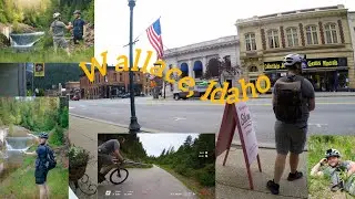 Detour Trip to Wallace, Idaho| Biking, Idaho Silver Shop, Waterfall, Drone Footage/Freak Accident