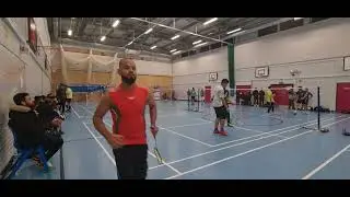 Badminton tournament finals BBFUK London 2022 p2