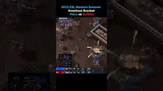 Maru vs GuMiho ESL SC2 Masters Summer 2023 Finals Knockout Bracket Part 5 #shorts #starcraft