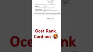 #hstes ocet rank card out #shorts