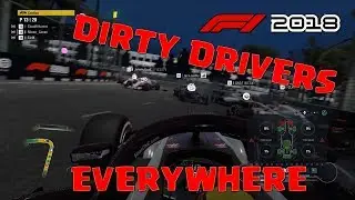 F1 2018 Online | Dirty Drivers Everywhere!!! | F1 2018 Codemasters