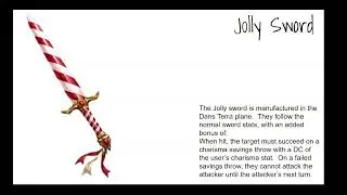 Jolly Sword DnD Homebrew Showcase