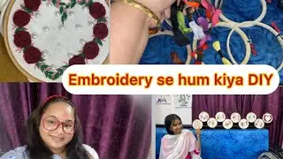 Beautiful SA  EMBROIDERY  SE KIYA HUM NE DIY🥰❤️