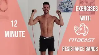 Exercises with FITBEAST resistance bands | Upper body, Core & Legs | Unboxing