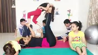 Acroyoga kids - Yoga with Vaibhavlaxmi