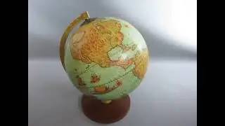 Zoffoli Italian 16th Century Map Reproduction Globe Vintage c2000 ( LIS12986 )