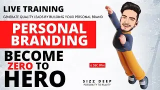 Personal Branding Training | Sizz Deep