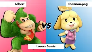 RC4 All St4rs 3 Losers Semis - Edbert (Donkey Kong) Vs. shannon.png (Isabelle) - SSBU