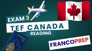 TEF Canada &ndash; Reading Exam 3