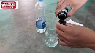 Is this black colour water mix with chemical can change colour into white?