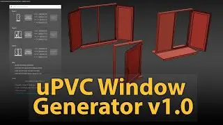 uPVC Window Generator v1.0 | ArchvizTools
