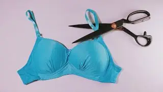 Face mask sewing tutorial /New Ideas from old bra making Simple Face mask