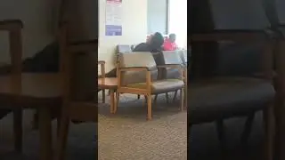 Man Snoring in the Parkland Hospital OR waiting room