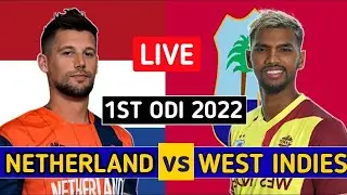 🔴 NED vs WI - 1st ODI Match Live || West Indies Vs Netherlands Live || Cricket 22 Live