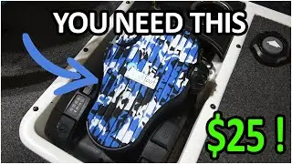 Cool Foot Install - A must have trolling motor upgrade