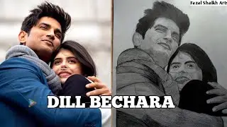 Dil Bechara | Tribute To Sushant Singh Rajput | Fazal Shaikh Arts