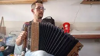 Detviansky Pán richtár,ten noviny číta.... Heligonka DG 432Hz Dominik Jaraba Hriňová