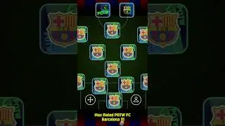 💙❤️ ​​​​БАРКА ПОТВ МОНСТРЫ 🔥 | Максимальный рейтинг FC Barcelona XI &ndash; eFootball Mobile