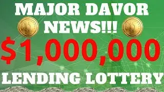 Major Davor Coin UPDATE 1Million dollar Lottery!!!