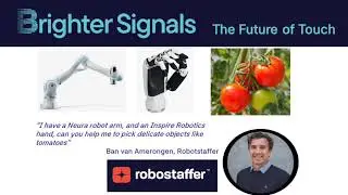 Brighter Signals Tactile glove sensing  and how the data can be used to train a robot hand