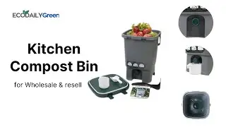 ECODAILY Green Kitchen Compost Bin