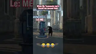 When my teammates says Recall me second time 😅😂🤣 #pubg #pubgshorts