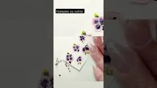 Čudovite nelepke za nohte #shorts #nails #nailart  #nohti