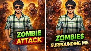 🧟Zombie Attack 😱 | Surrounded by Zombies | Full Gameplay ! #indinbikedriving3d  #gaming #viralvideo 
