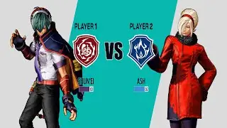 KOFXV: Shun'ei VS Ash | The King Of Fighters XV