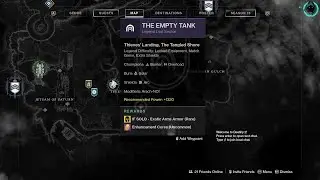 The Empty Tank Solo 1320 Legend Lost Sector Guide For Warlocks