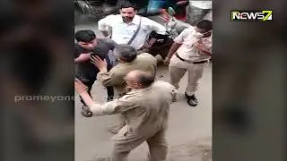 A Delhi Police Constable Thrashed & Abused A Fire Services Personnel