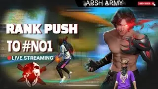 Live streaming of Arsh Army playing BR rank push 🫸🏻🤯