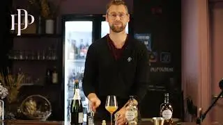 S&aring;dan laver du en Gl&oslash;gg Cocktail med Gin og Cava
