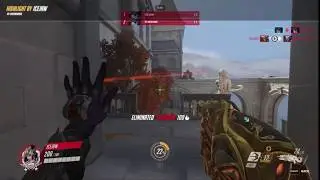 What does Widowmaker say here? New voiceline?