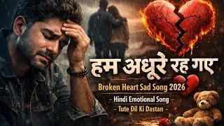 हम अधूरे रह गए 💔 | Broken Heart Sad Song 2026 | Hindi Emotional Song | Tute Dil Ki Dastan